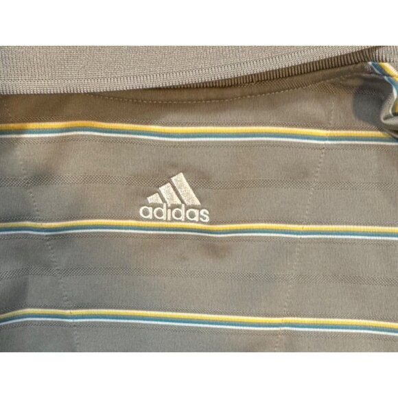 Adidas Clima Cool Striped Polo Golf Casual Size XL - Picture 12 of 12